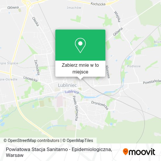 Mapa Powiatowa Stacja Sanitarno - Epidemiologiczna