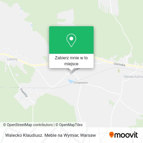 Mapa Walecko Klaudiusz. Meble na Wymiar