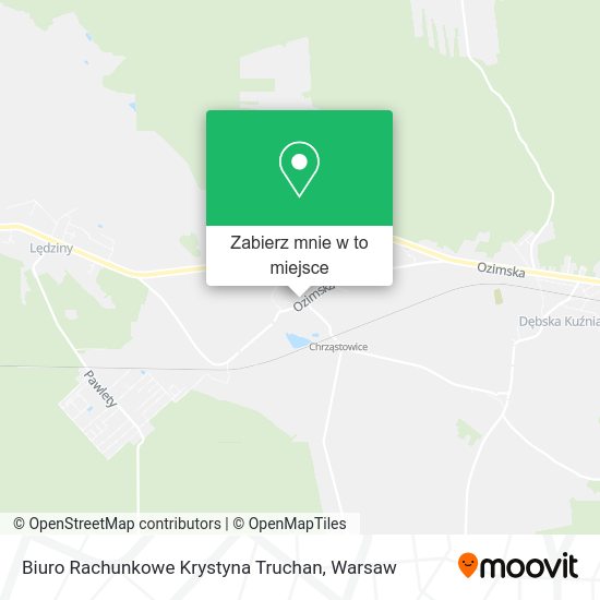 Mapa Biuro Rachunkowe Krystyna Truchan