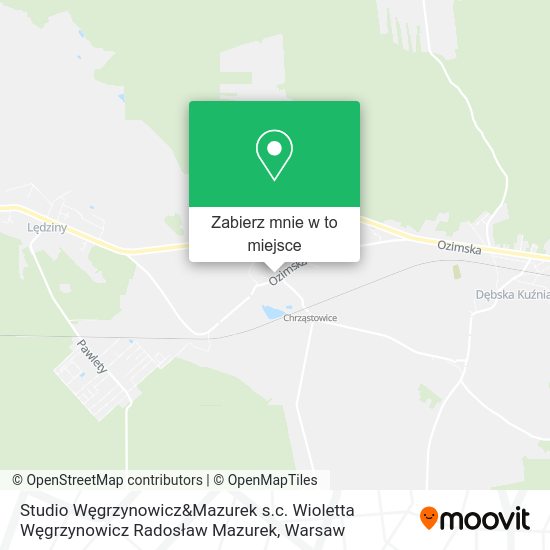 Mapa Studio Węgrzynowicz&Mazurek s.c. Wioletta Węgrzynowicz Radosław Mazurek