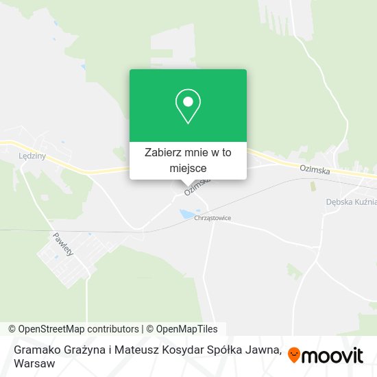 Mapa Gramako Grażyna i Mateusz Kosydar Spółka Jawna