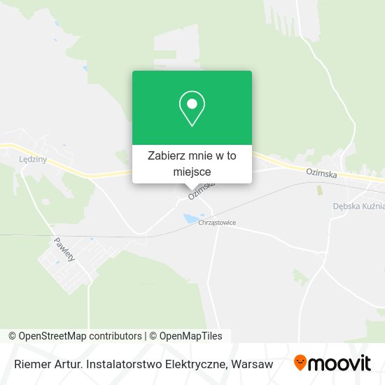 Mapa Riemer Artur. Instalatorstwo Elektryczne