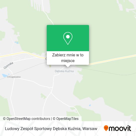 Mapa Ludowy Zespół Sportowy Dębska Kuźnia