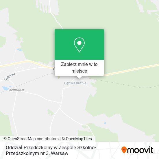 Mapa Oddział Przedszkolny w Zespole Szkolno-Przedszkolnym nr 3