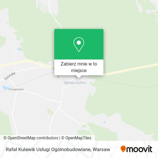 Mapa Rafał Kulawik Usługi Ogólnobudowlane