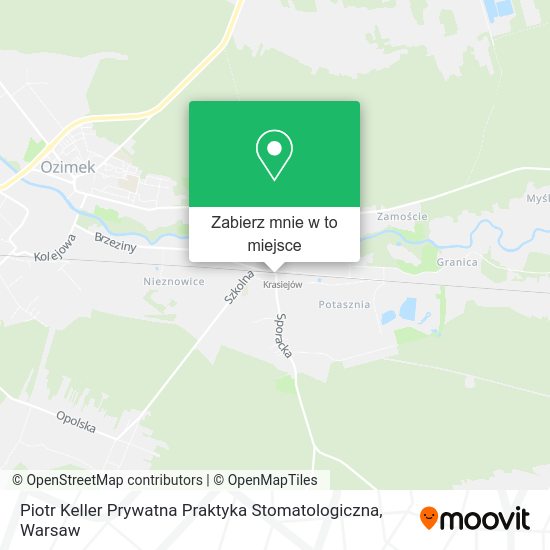 Mapa Piotr Keller Prywatna Praktyka Stomatologiczna