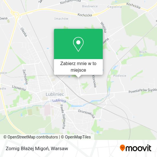 Mapa Zomig Błażej Migoń