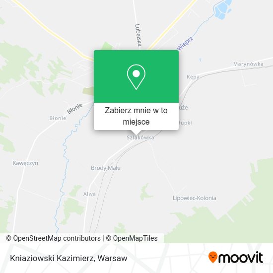 Mapa Kniaziowski Kazimierz