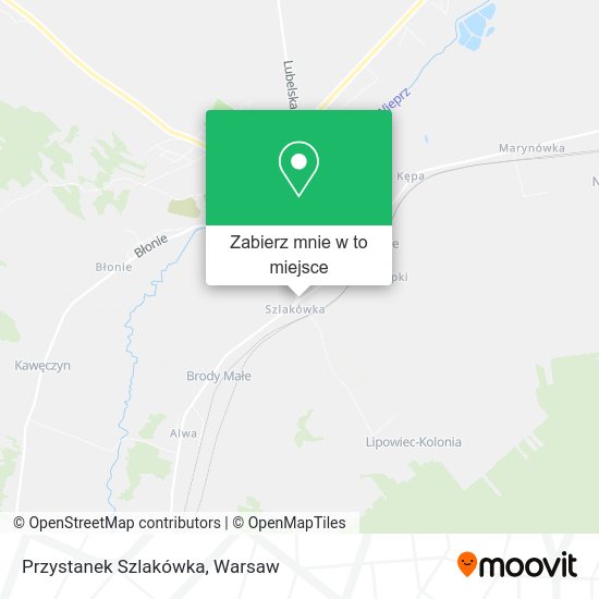 Mapa Przystanek Szlakówka