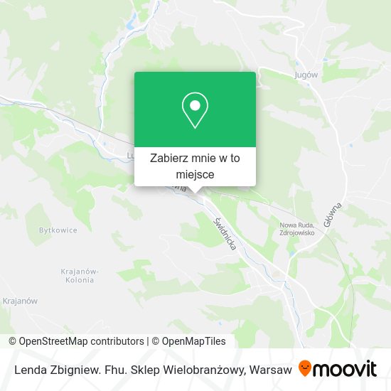 Mapa Lenda Zbigniew. Fhu. Sklep Wielobranżowy