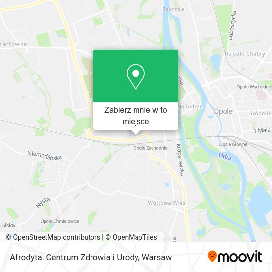 Mapa Afrodyta. Centrum Zdrowia i Urody