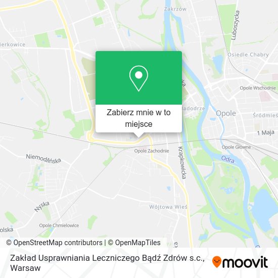 Mapa Zakład Usprawniania Leczniczego Bądź Zdrów s.c.