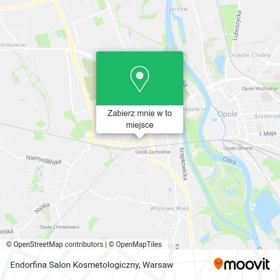 Mapa Endorfina Salon Kosmetologiczny