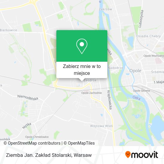 Mapa Ziemba Jan. Zakład Stolarski