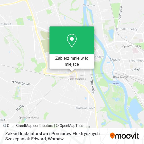 Mapa Zakład Instalatorstwa i Pomiarów Elektrycznych Szczepaniak Edward