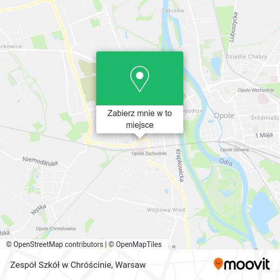 Mapa Zespół Szkół w Chróścinie