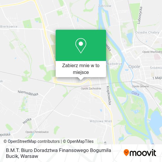 Mapa B.M.T. Biuro Doradztwa Finansowego Bogumiła Bucik