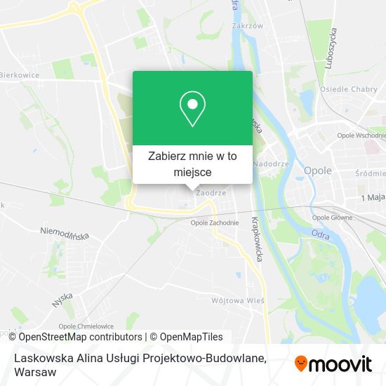 Mapa Laskowska Alina Usługi Projektowo-Budowlane