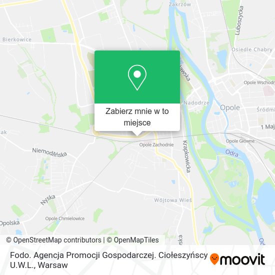 Mapa Fodo. Agencja Promocji Gospodarczej. Ciołeszyńscy U.W.L.