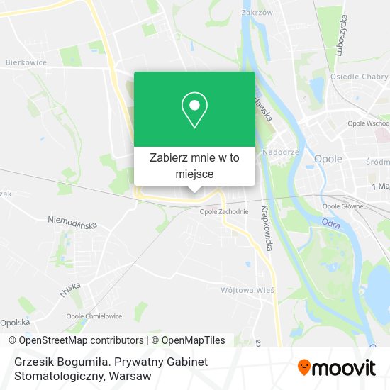 Mapa Grzesik Bogumiła. Prywatny Gabinet Stomatologiczny