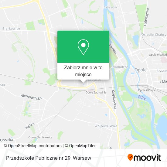 Mapa Przedszkole Publiczne nr 29