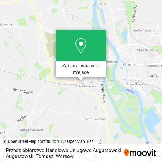 Mapa Przedsiebiorstwo Handlowo Uslugowe Augustowski Augustowski Tomasz