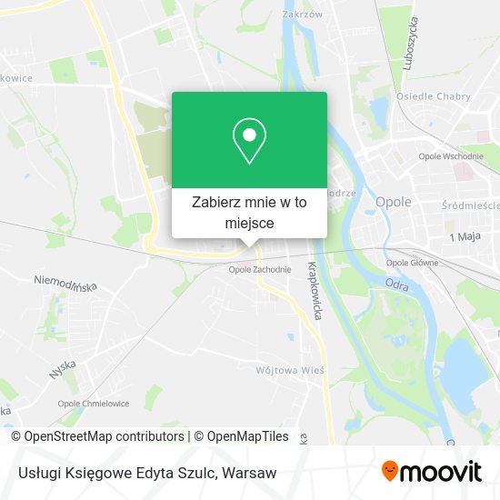 Mapa Usługi Księgowe Edyta Szulc