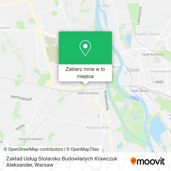 Mapa Zakład Usług Stolarsko Budowlanych Krawczuk Aleksander