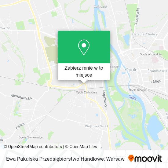 Mapa Ewa Pakulska Przedsiębiorstwo Handlowe