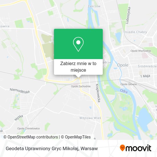 Mapa Geodeta Uprawniony Gryc Mikołaj