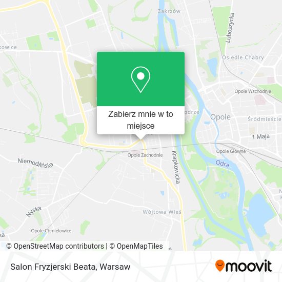 Mapa Salon Fryzjerski Beata