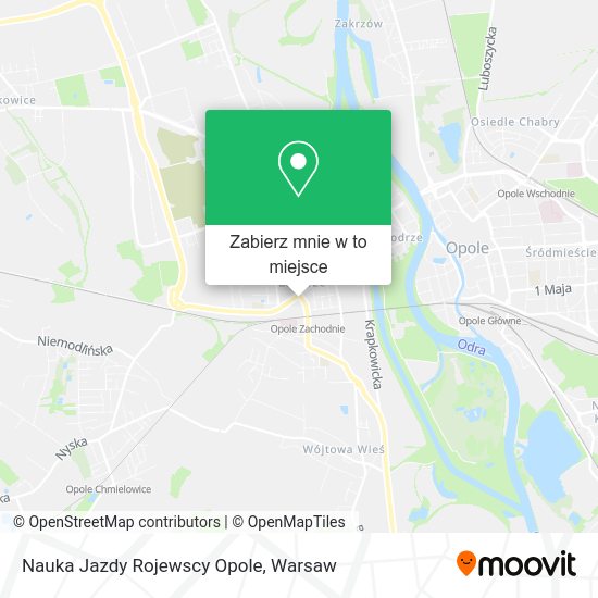 Mapa Nauka Jazdy Rojewscy Opole