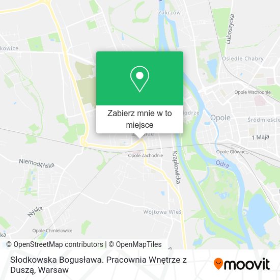 Mapa Słodkowska Bogusława. Pracownia Wnętrze z Duszą