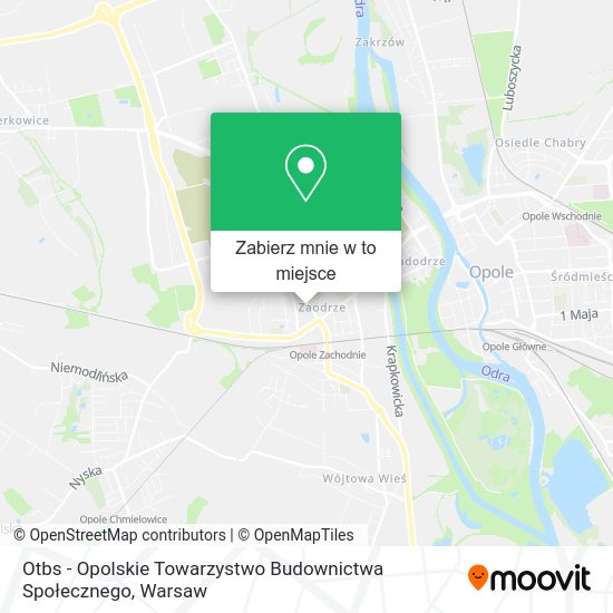 Mapa Otbs - Opolskie Towarzystwo Budownictwa Społecznego