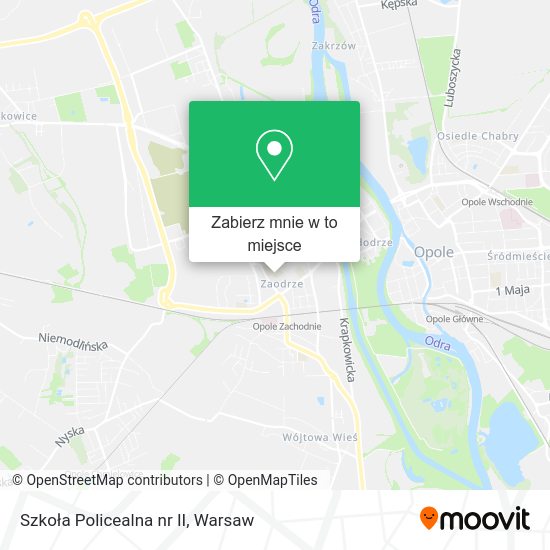 Mapa Szkoła Policealna nr II