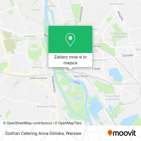 Mapa Szafran Catering Anna Glińska