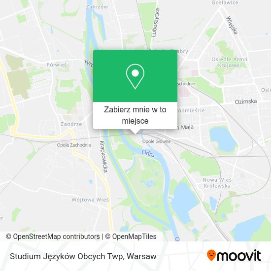 Mapa Studium Języków Obcych Twp