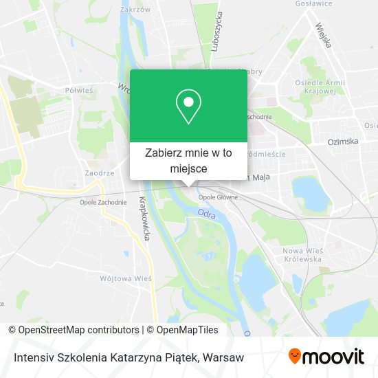 Mapa Intensiv Szkolenia Katarzyna Piątek