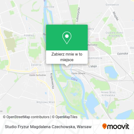 Mapa Studio Fryzur Magdalena Czechowska