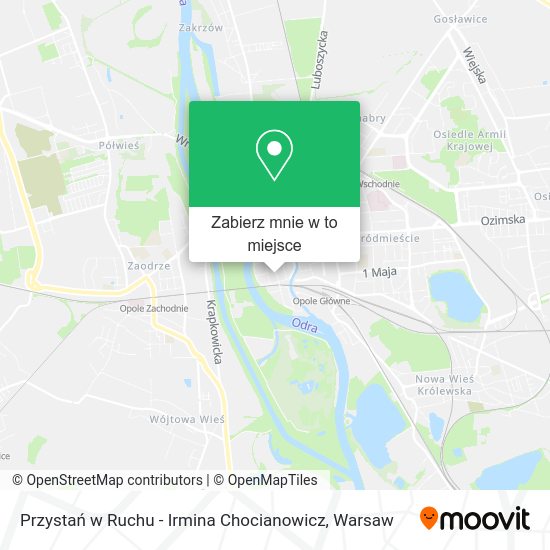 Mapa Przystań w Ruchu - Irmina Chocianowicz