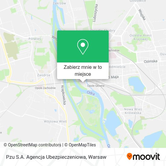 Mapa Pzu S.A. Agencja Ubezpieczeniowa