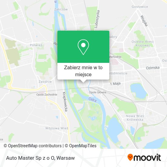 Mapa Auto Master Sp z o O