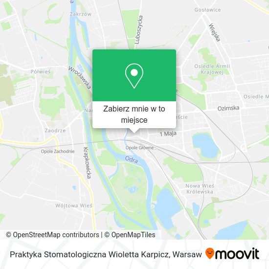 Mapa Praktyka Stomatologiczna Wioletta Karpicz