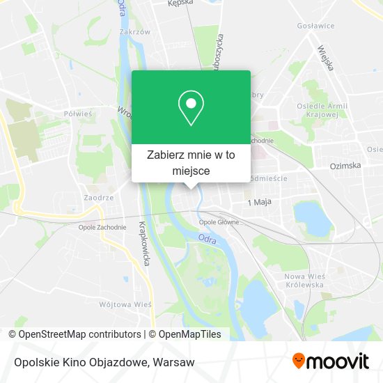 Mapa Opolskie Kino Objazdowe