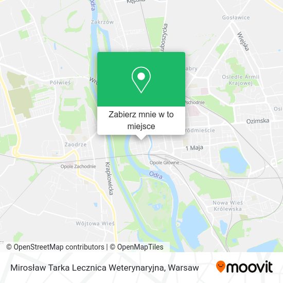 Mapa Mirosław Tarka Lecznica Weterynaryjna