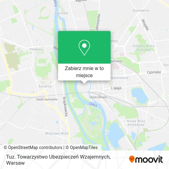 Mapa Tuz. Towarzystwo Ubezpieczeń Wzajemnych