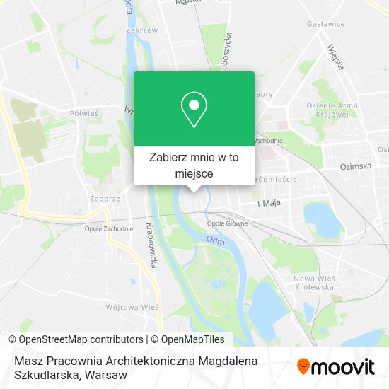 Mapa Masz Pracownia Architektoniczna Magdalena Szkudlarska