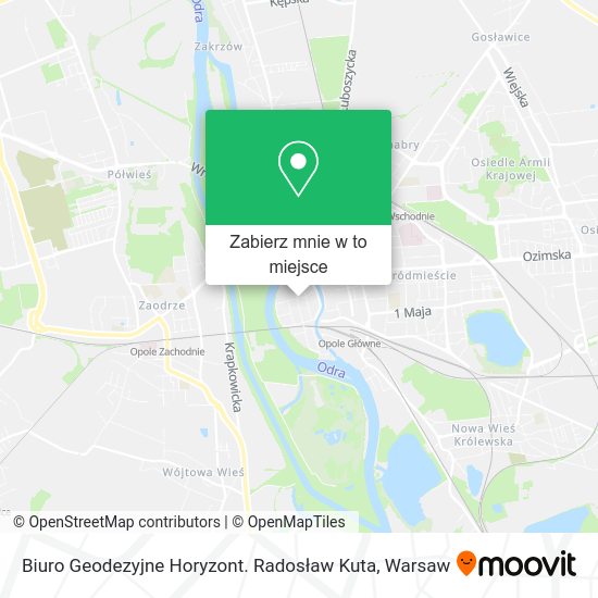 Mapa Biuro Geodezyjne Horyzont. Radosław Kuta