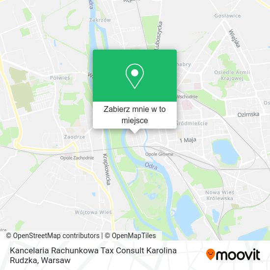 Mapa Kancelaria Rachunkowa Tax Consult Karolina Rudzka