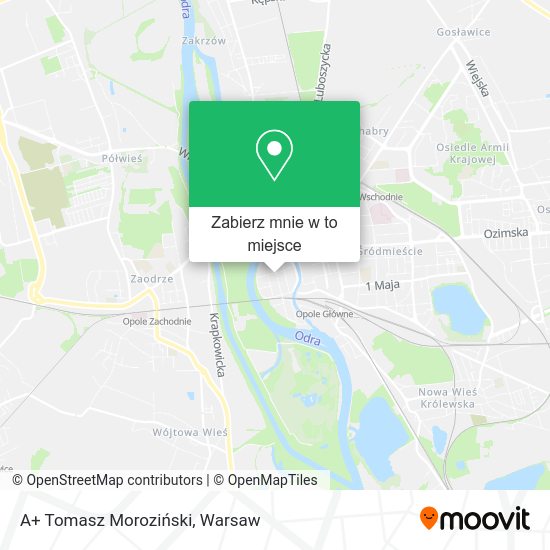 Mapa A+ Tomasz Moroziński